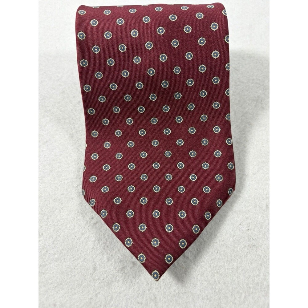 Warren Scott Men’s 56” Toe. Maroon 100% Silk Nice.